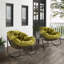 Chaise berçante d'extérieur en rotin-54770709