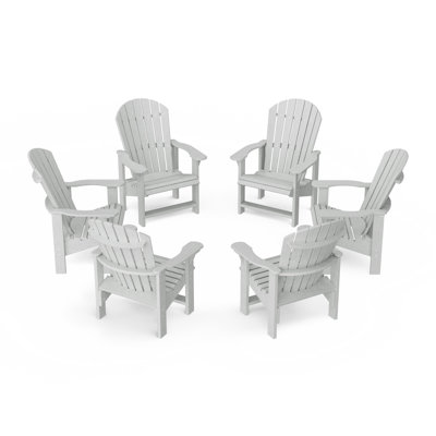 Heritage Upright Adirondack Chairs Set Of 6