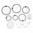 Nyasia Acrylic LED Flush Mount