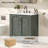 Bathroom Vanity With Rectangle Ceramic Sink