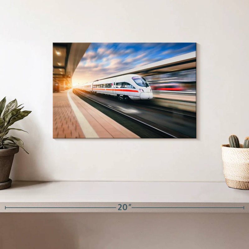 Mehar High Speed Train, 8" H x 12" W