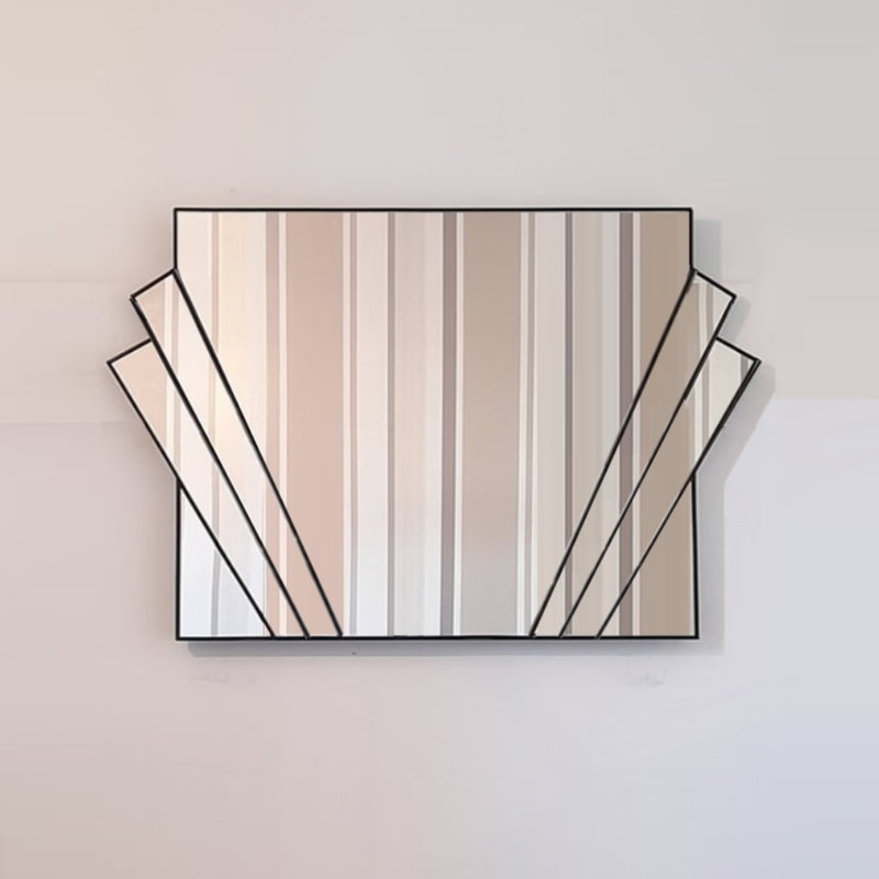 Derwood  Hawk Art Deco Fan Mirror 