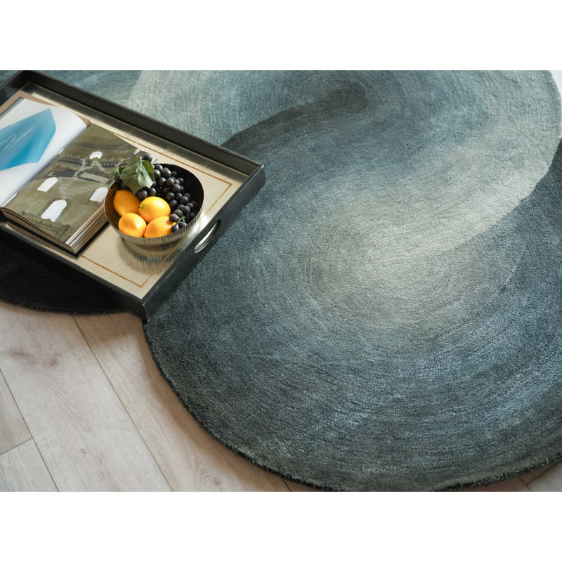 Mitomo Hand Tufted Abstract Area Rug