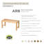 Banc de douche en teck-64289934