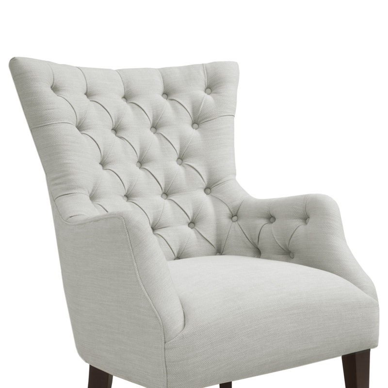 Tufted Wingback Accent Chair - Thumbnail 5