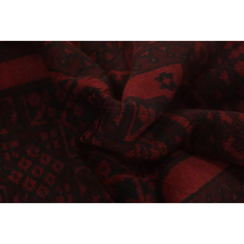 Tapis décoratif à motif géométrique oriental afghan 3 x 5