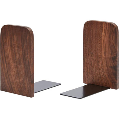 Non-Skid Bookend for Shelves,Heavy Duty,Book Stand for CDs,1 Pair
