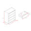 Commode 4 tiroirs Aljet-483970392