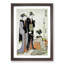 Two Courtesans & a Geisha by Torii Kiyonaga - Picture Frame Painting Print-55614604-55614601