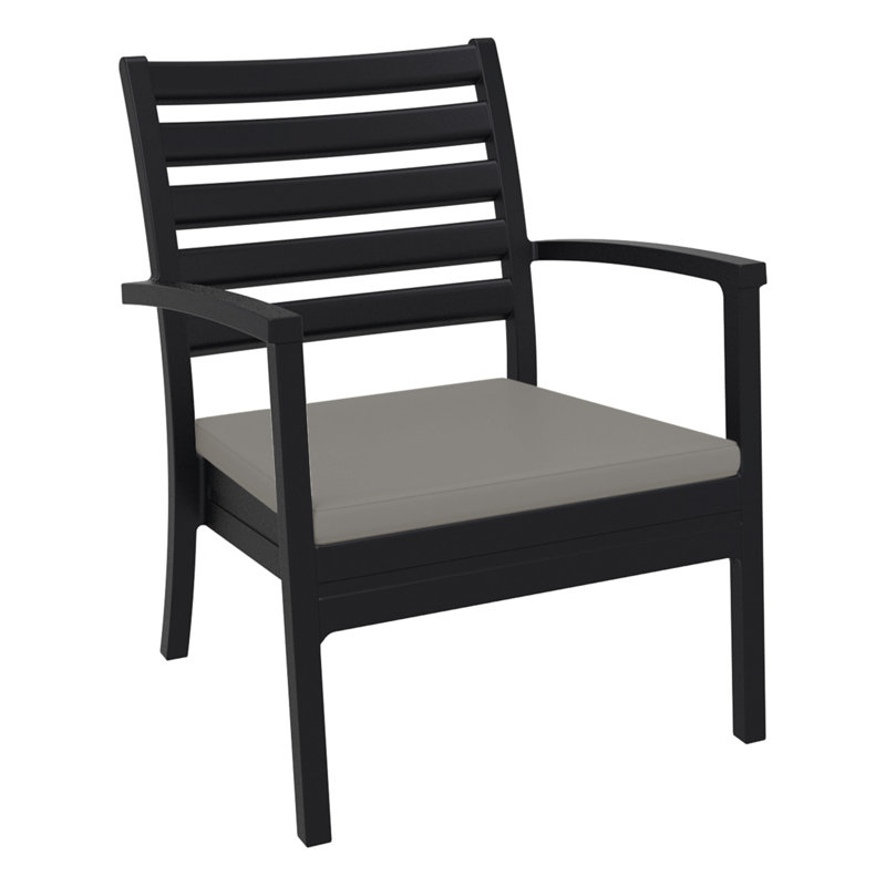 Quadis Upholstered Club Chair, Taupe, Canvas Taupe Sunbrella® Canvas