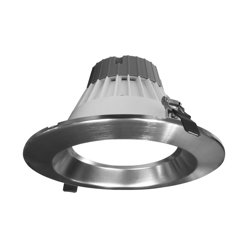 Ensemble d'éclairage encastré 8 "Ultra Slim, Nickel