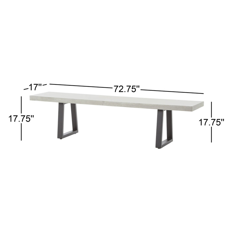 Cyrus Outdoor Dining Bench