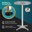 Circular Steel Top Dining Table