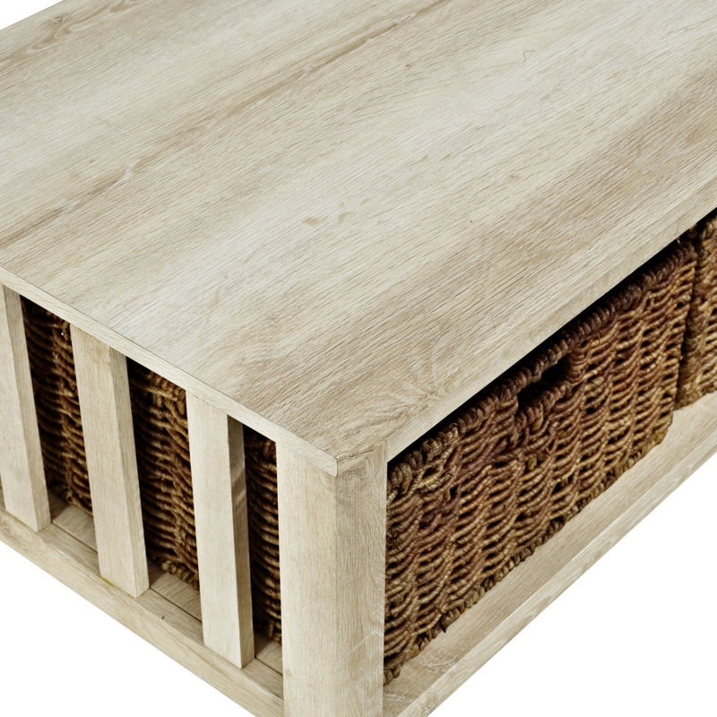 Table basse à 4 pieds avec rangement Adolfson