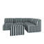 Ensemble de canapé modulaire rembourré avec repose-pieds et coussins Sunbrella 5 pièces Praia-107485338