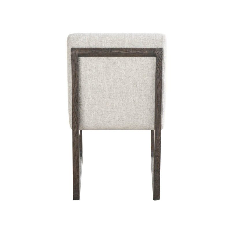Modern Upholstered Dining Chair, Brown