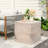 Outdoor Travertine Lightweight Concrete Side Table