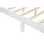 Lit très grand lit avec tête et pied de lit à grand panneau, 2 tiroirs de rangement, lumières à DEL intégrées, station de charge USB, lit en bois de pin avec cadre de lit renforcé, blanc-1139981806-1139978768