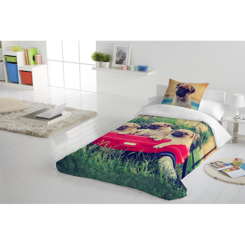Ensemble de housse de couette pour lit simple en coton 2 pièces Gouchee Home, Simple