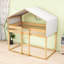 Lit superposé simple en bois avec tente Deller-1105698474