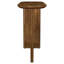 Console ovale en bois de manguier massif