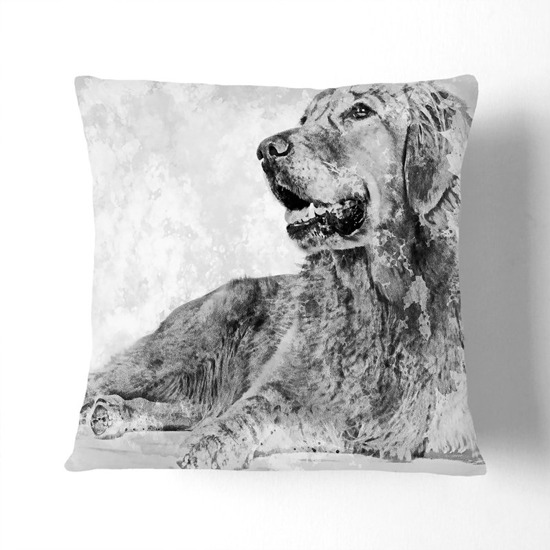 Square Cushion, 40cm H x 40cm W x 15cm D, Stone