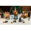 Moments in Time: Ensemble de village de Noël à DEL 20 pièces