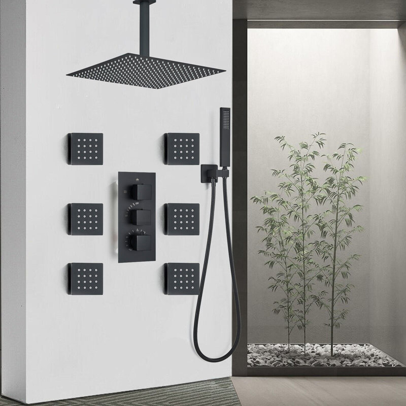 Thermostatic All-In-One Kit with Rough in-Valve