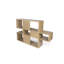 Shella Geometric Bookcase-66470471