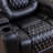 35.04'' Luxury Faux Leather Home Theater Individual Seat Recliner with Cup Holders & Arm Storage & USB-214325320