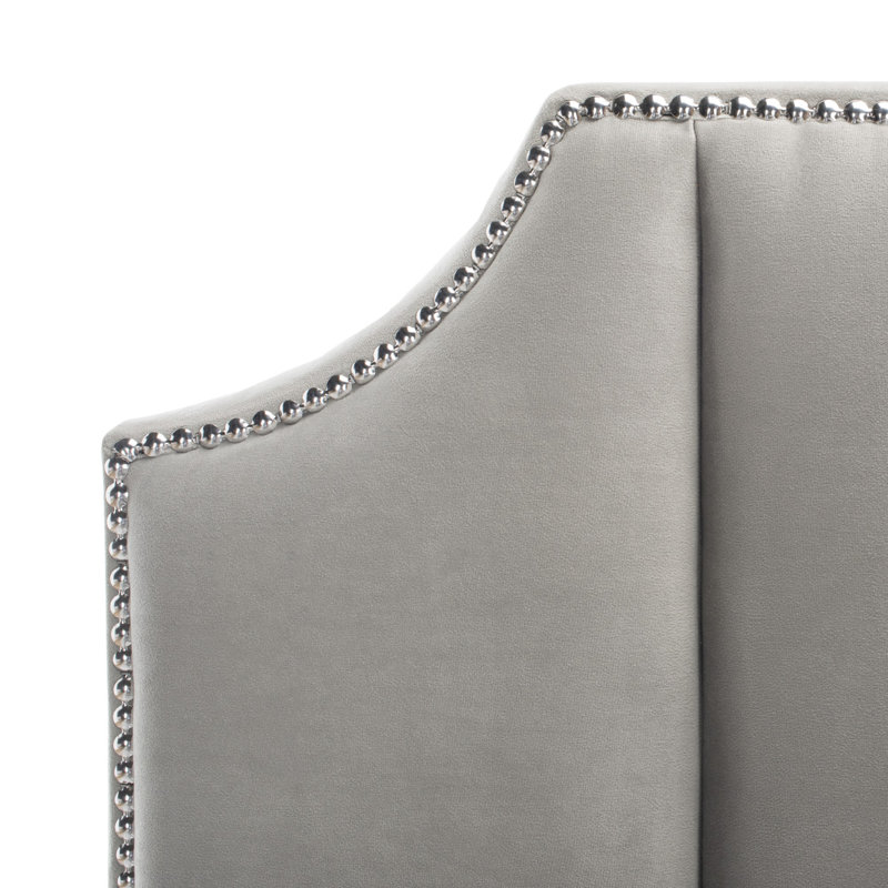 Musgrave Upholstered Platform Bed, Full, Gray