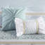 Édredon Seersucker avec coussins décoratifs - literie de style 100% botanique chic décontracté-120274542-120274541