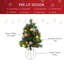 29.5' H Lighted Artificial Christmas Tree
