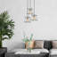 Luminaire suspendu grappe 3 lumières Hullinger