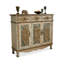 Banc de rangement pour chaussures en bois massif