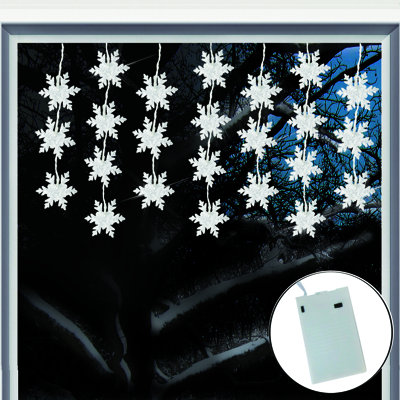 24 lumières à glaçons à piles
