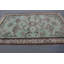 Tapis vintage, tapis rétro, tapis turc, grands tapis de 5,5 x 9,3 pi, tapis en laine, tapis à tissage plat vert