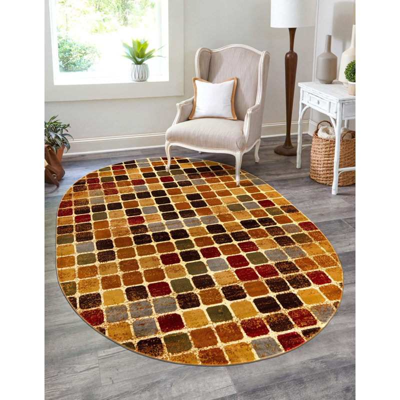 Tapis café Lungo, Ovale 7 pi 10 po x 10 pi