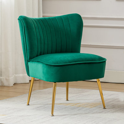 Allyna Velvet Accent Chair