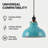 Metal Dome Semi Flush Mount Ceiling Light E26 Base Indoor Fixture with Black Holder Modern Industrial Lighting for Kitchen Hallway Entryway Bedroom Living Room Home Office-1542703605