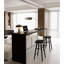 Table de bar moderne en pin noir moderne et minimaliste-305150573
