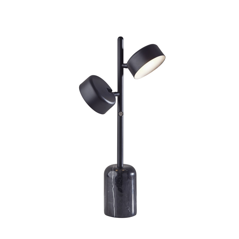 Lampe de bureau noire 20,75 po Alfresco