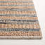 Tapis gris / brun en laine / jute tissé à la main Keyshona-1671081872