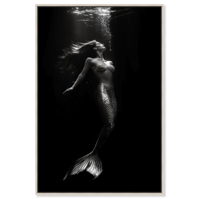 Mermaid Deep Canvas by Art Remedy