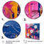 Explosions de couleur rose et bleue - Imprimé-712446976-712446982