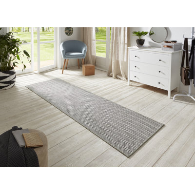 Flatweave Ivory/Grey Rug