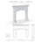 Marlboro Cast Stone Fireplace Surround-104848358-104848364