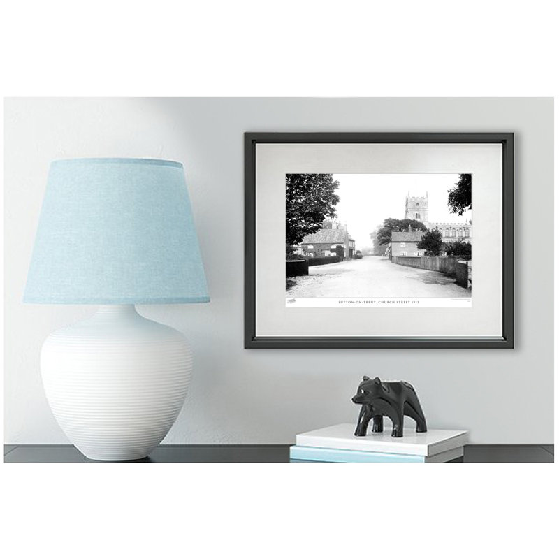 Sutton On Trent, Church Street 1913 - Single Picture Frame Print, 45cm H x 60cm W x 2.3cm D