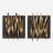 Uttermost Crosshatch Metal Wall Decor Set