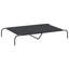  Lit pour chien surélevé tissu Oxford noir et acier thermolaqué-637226545-637226548
